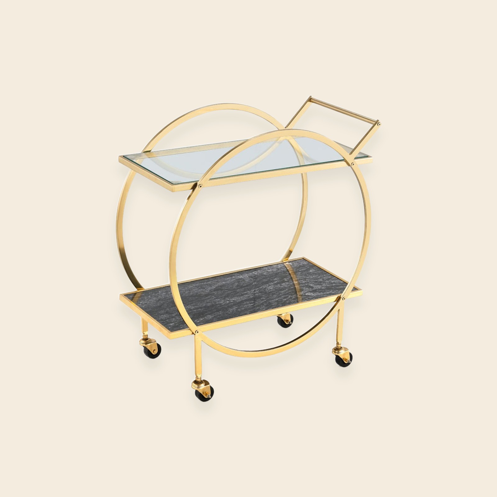 Maeve Round Bar Cart