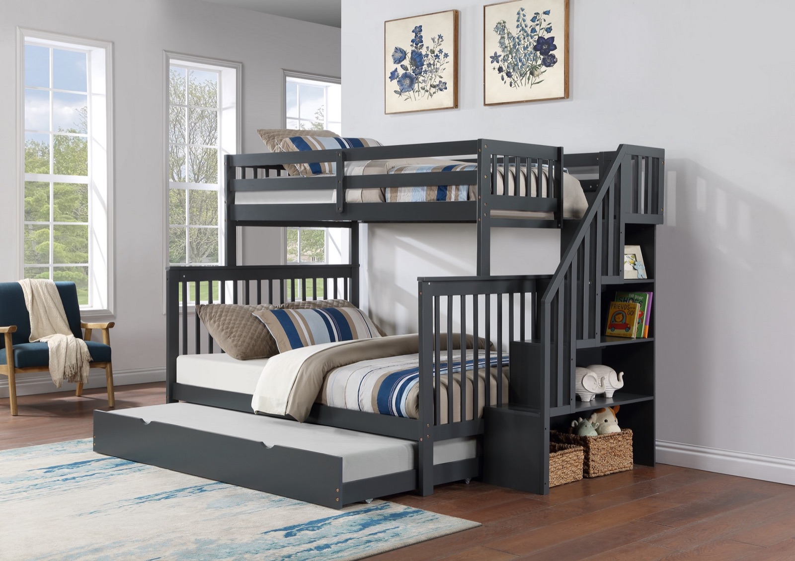 Aldwyn Staircase Bunk Bed
