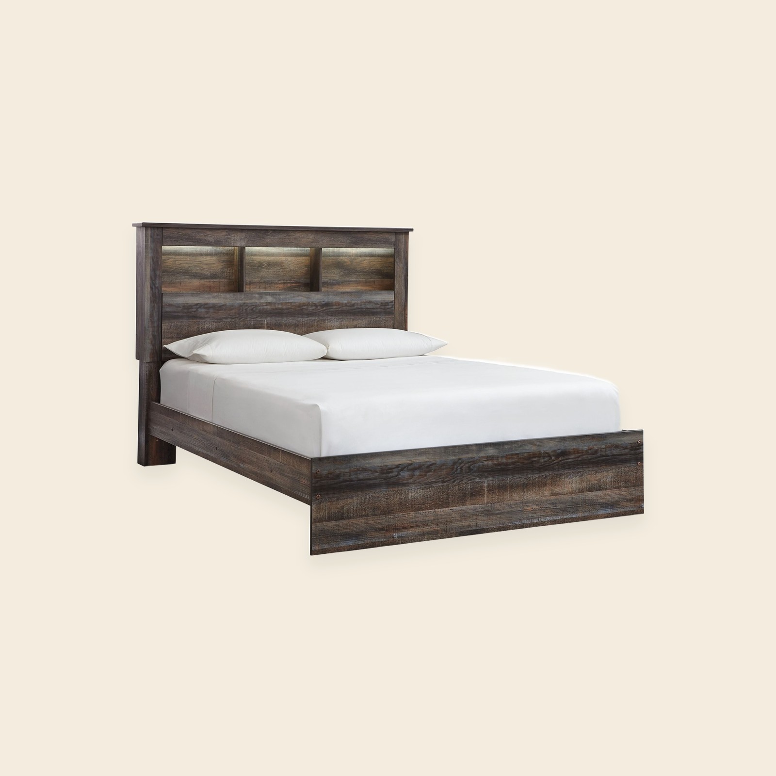 Drystan Queen Bookcase Bed