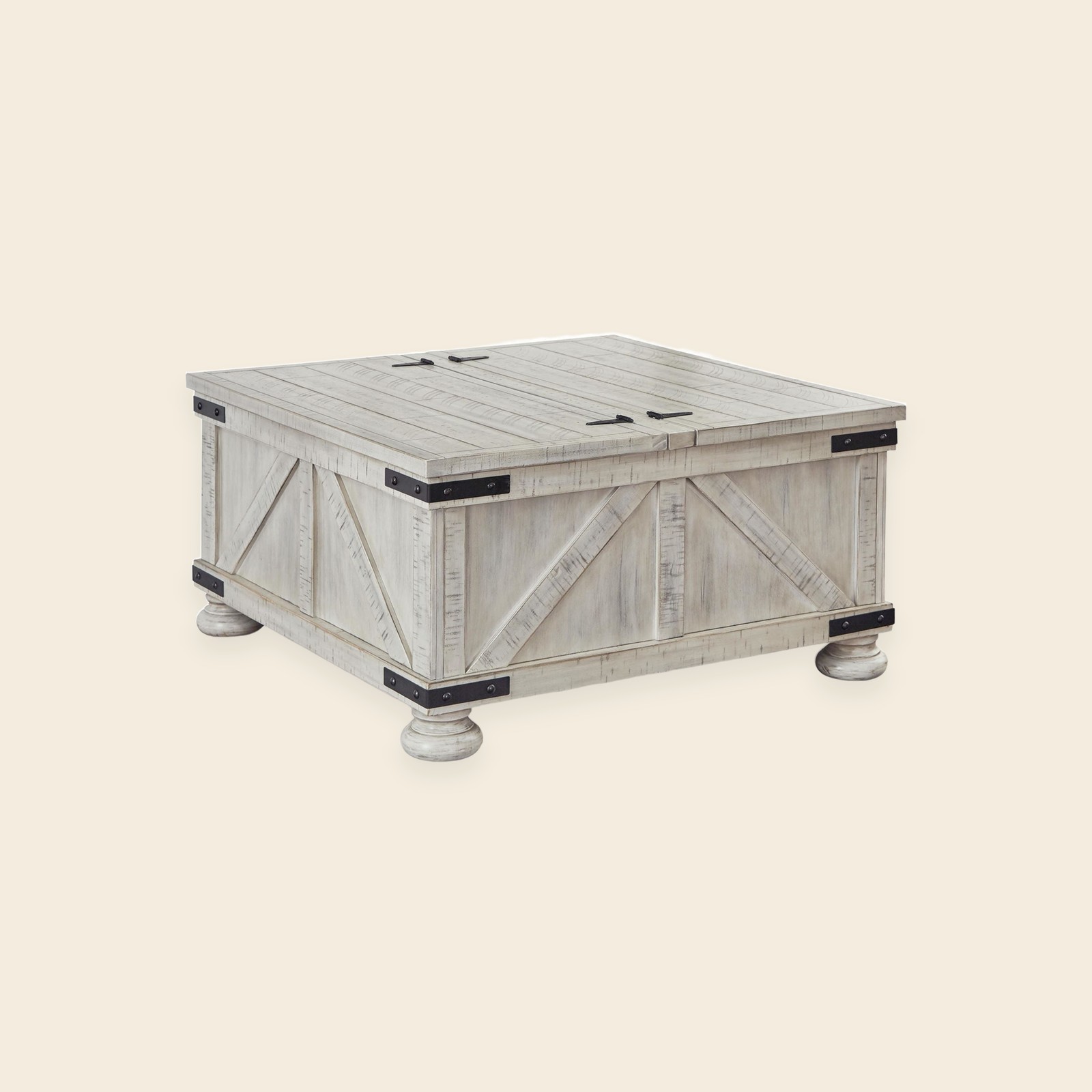 Carynhurst Whitewash Storage Coffee Table