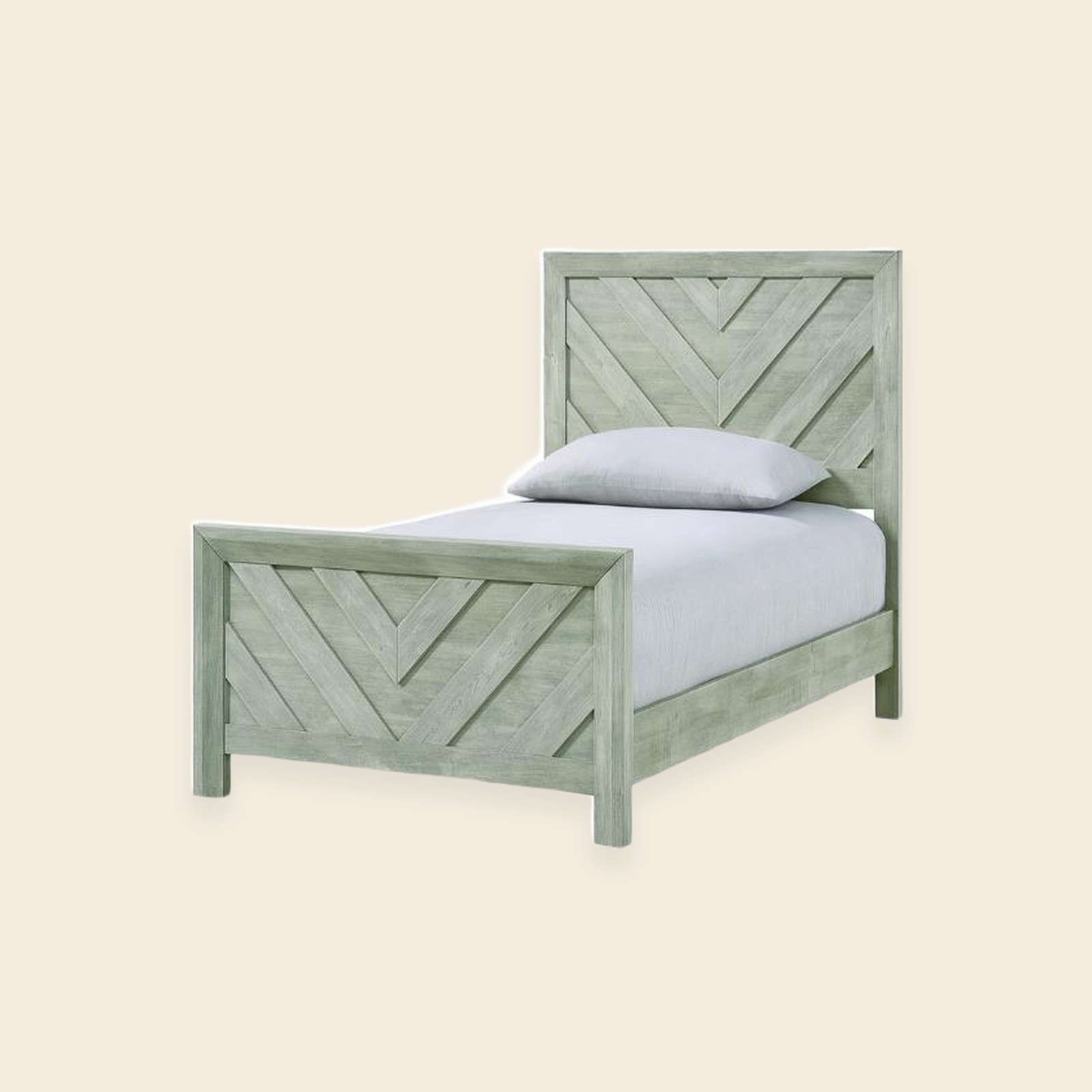 Elliot King Platform Bed with LED Headboard - Chestnut
