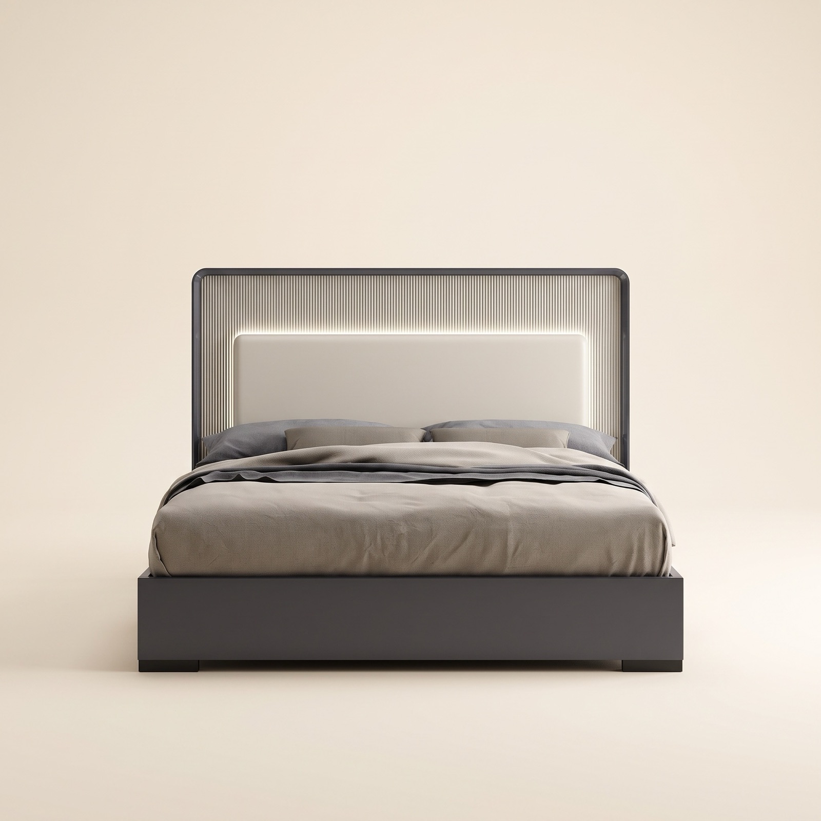 Ember King Bed - Graphite