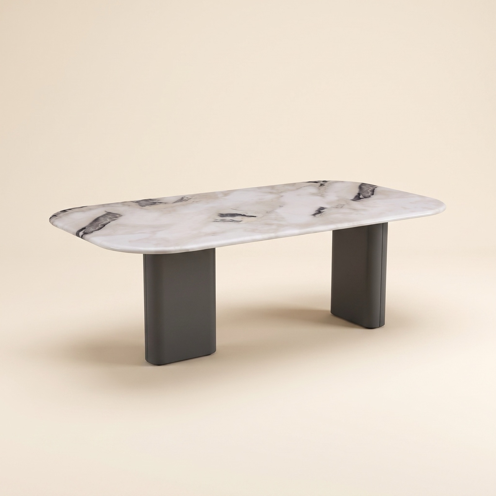 Atlantis Marble-Look Dining Table
