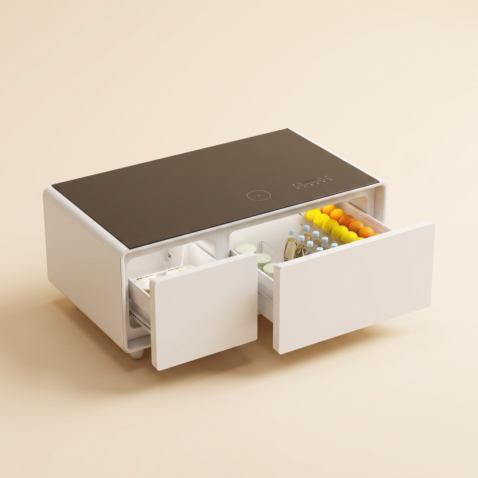 Party Time Smart Coffee Table — White