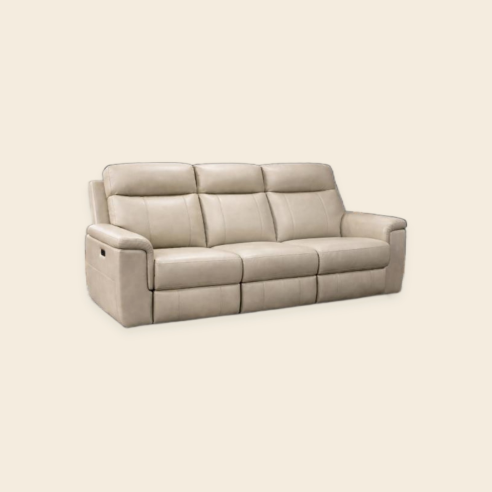 Fortuner Power Reclining Sofa - Ice White