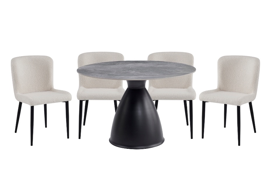 Thea II-Mapp 5-Piece Round Dining Set