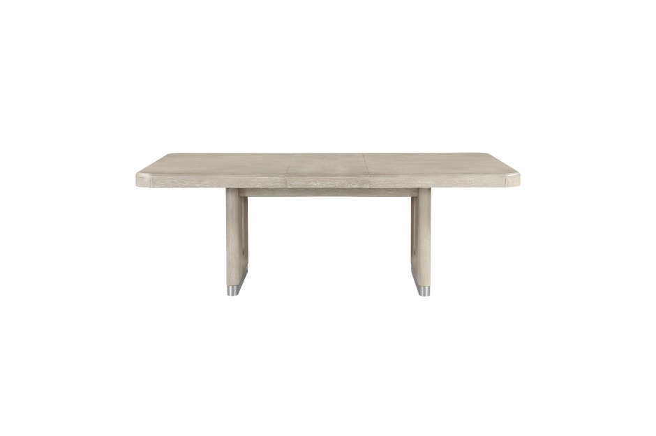 Clara Dining Set - Wire-Brushed Light Gray