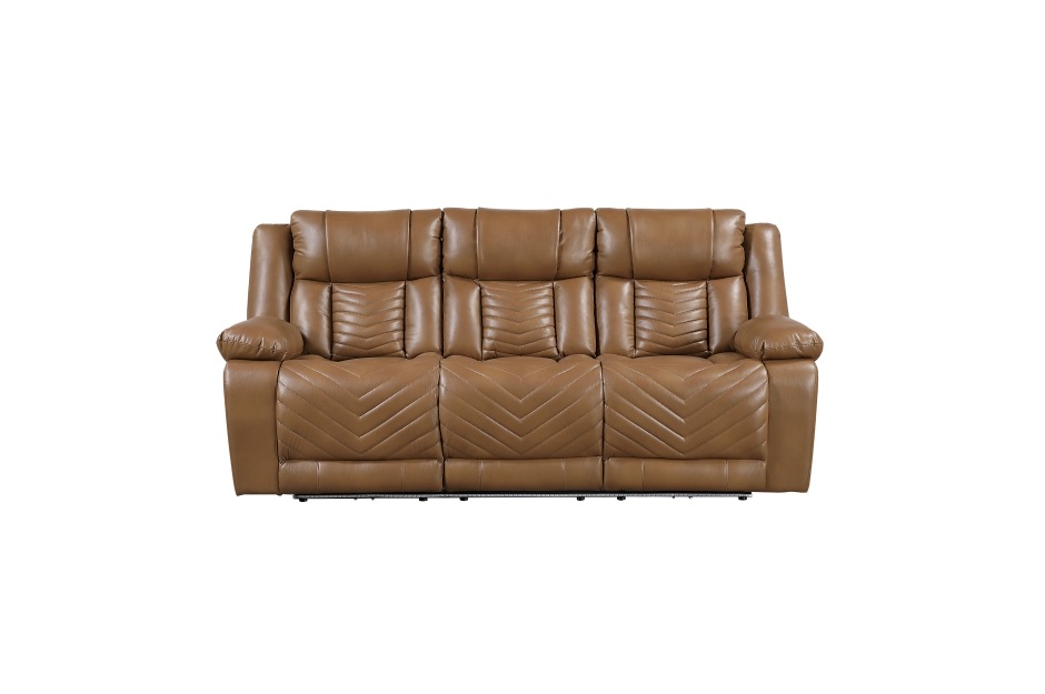 Huron Brown Power Reclining Sofa Set