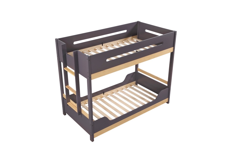 Koda Twin over Twin Bunk Bed - Plum & Natural