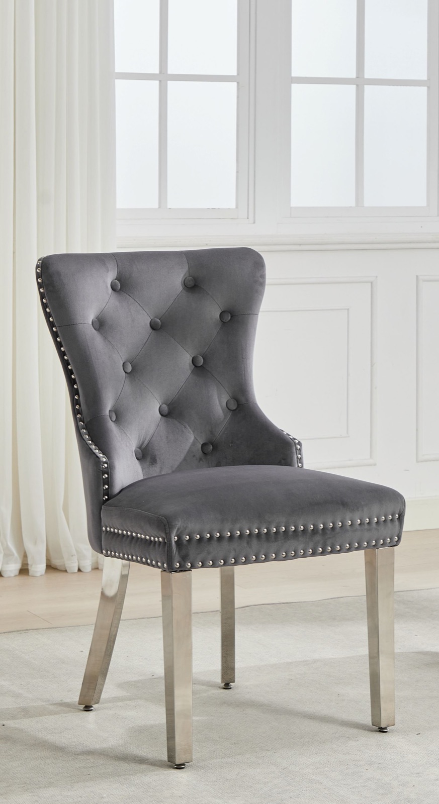 Selene Tufted Velvet Dining Chair