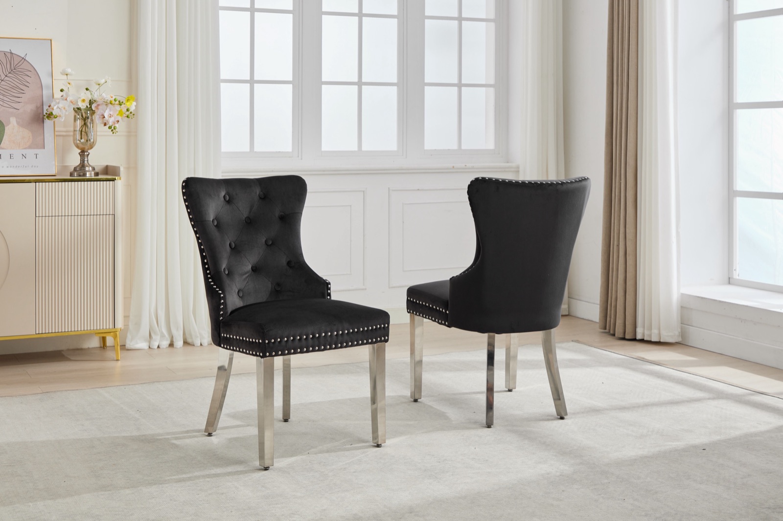 Selene Velvet Dining Chair