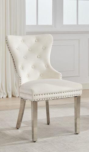Vera Tufted Wingback Dining Chair
