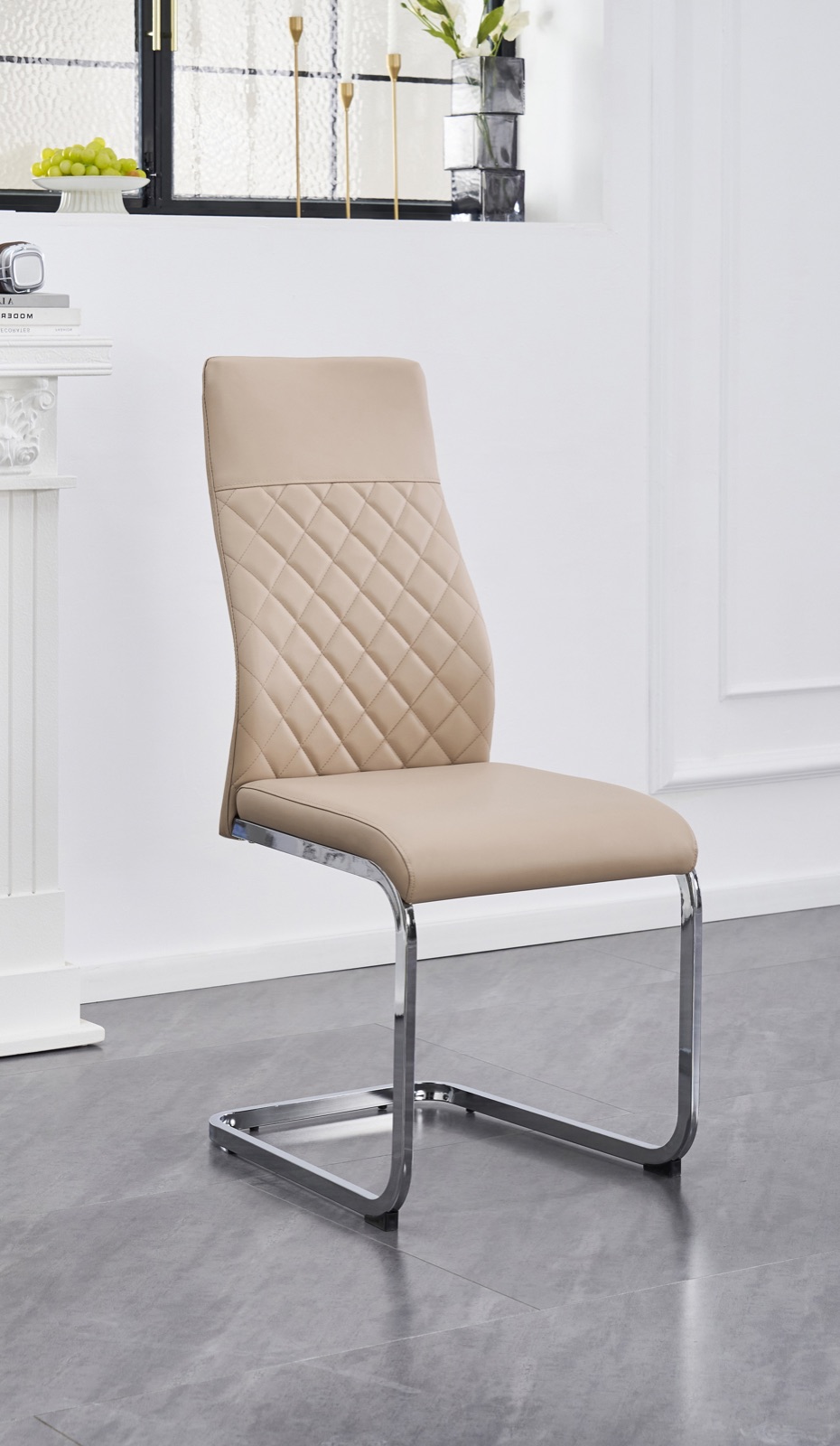 Sienna Diamond-Stitch Dining Chair