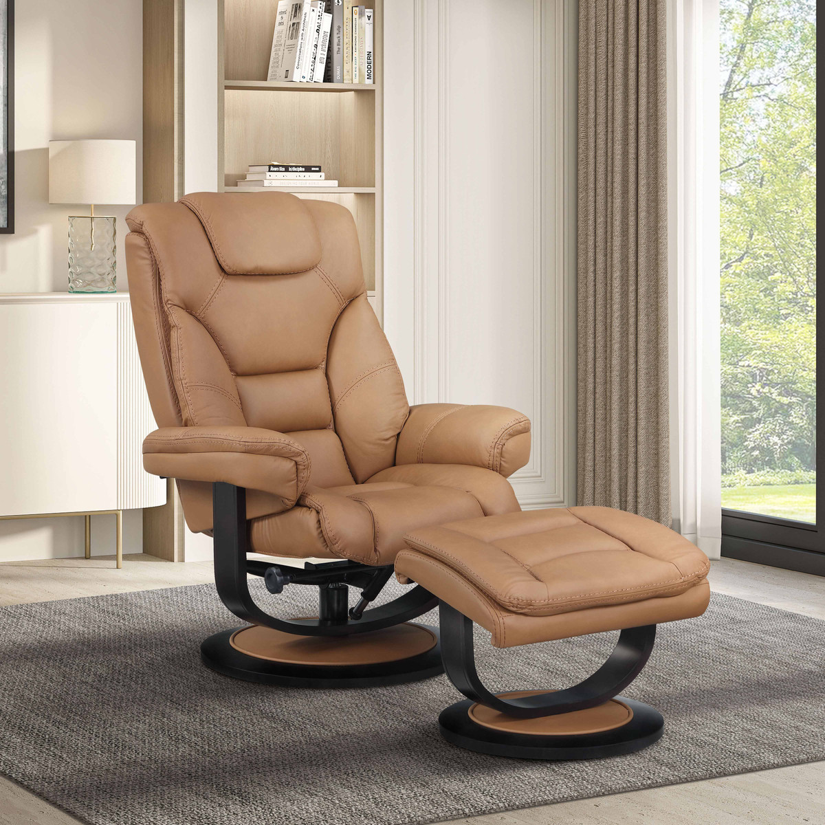 Nordvik Swivel Recliner with Ottoman