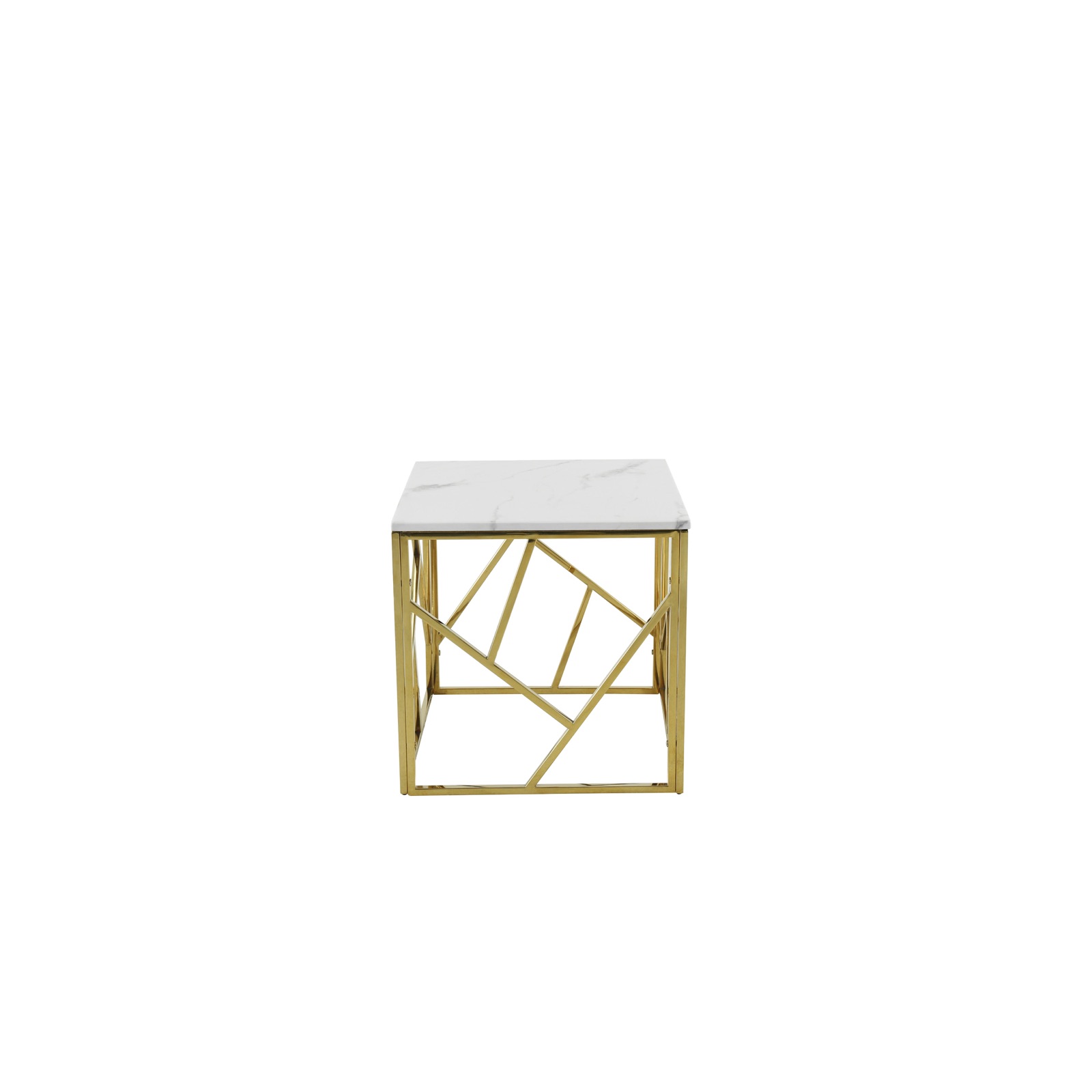 Solana Marble-Top End Table