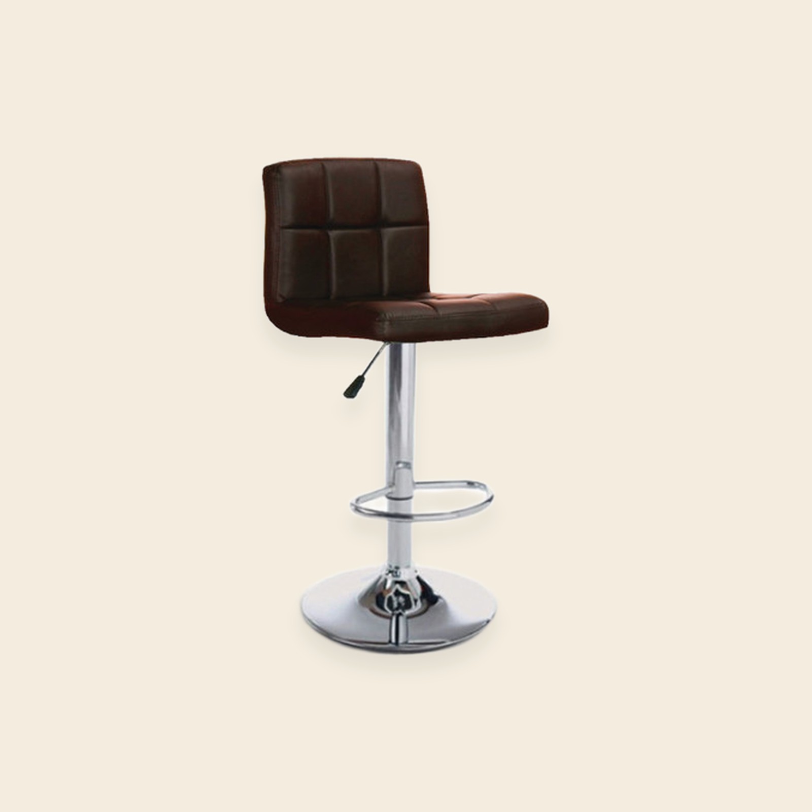 Soho Adjustable Swivel Bar Stool — Espresso