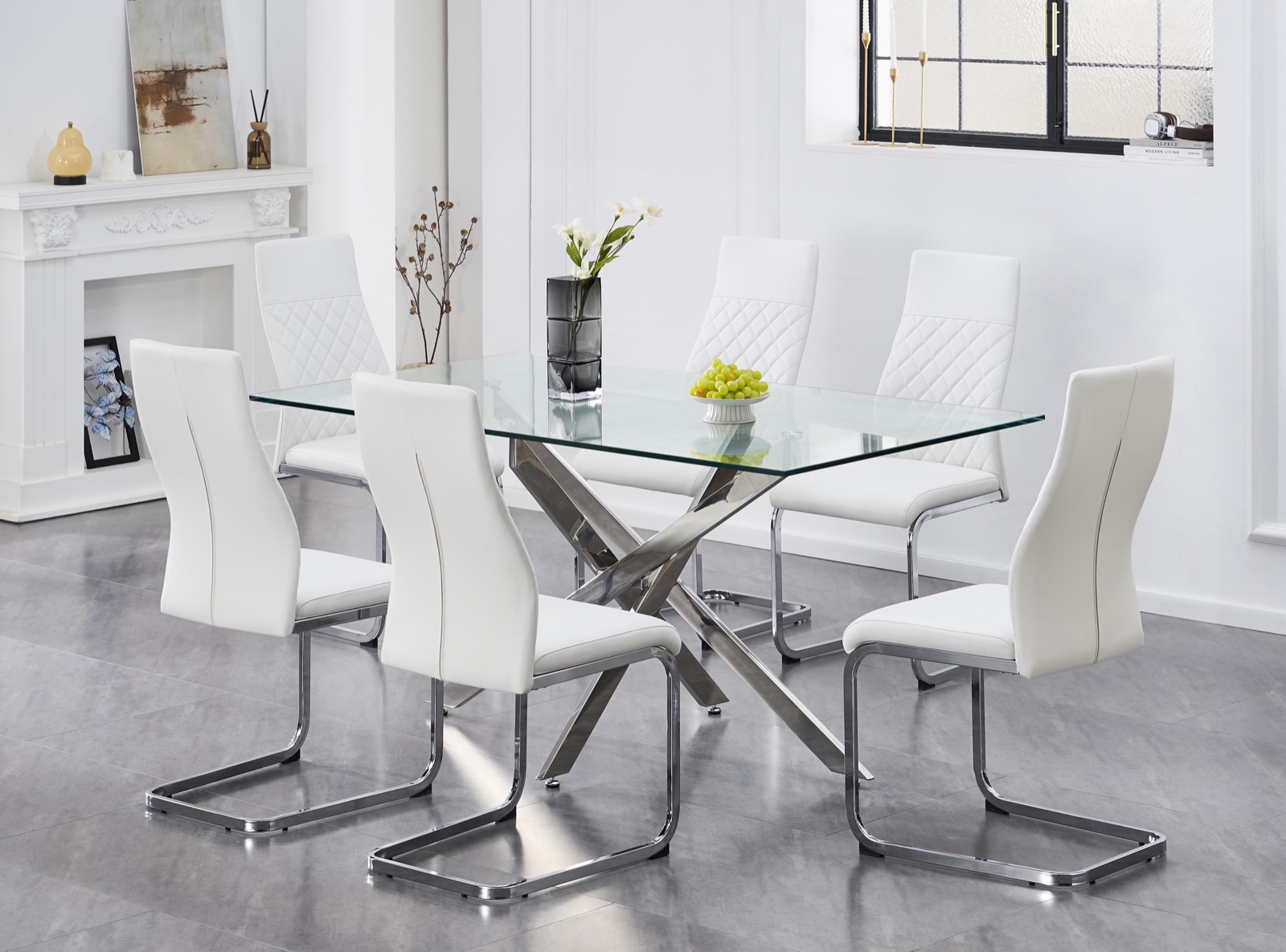 Lucent Glass Dining Set
