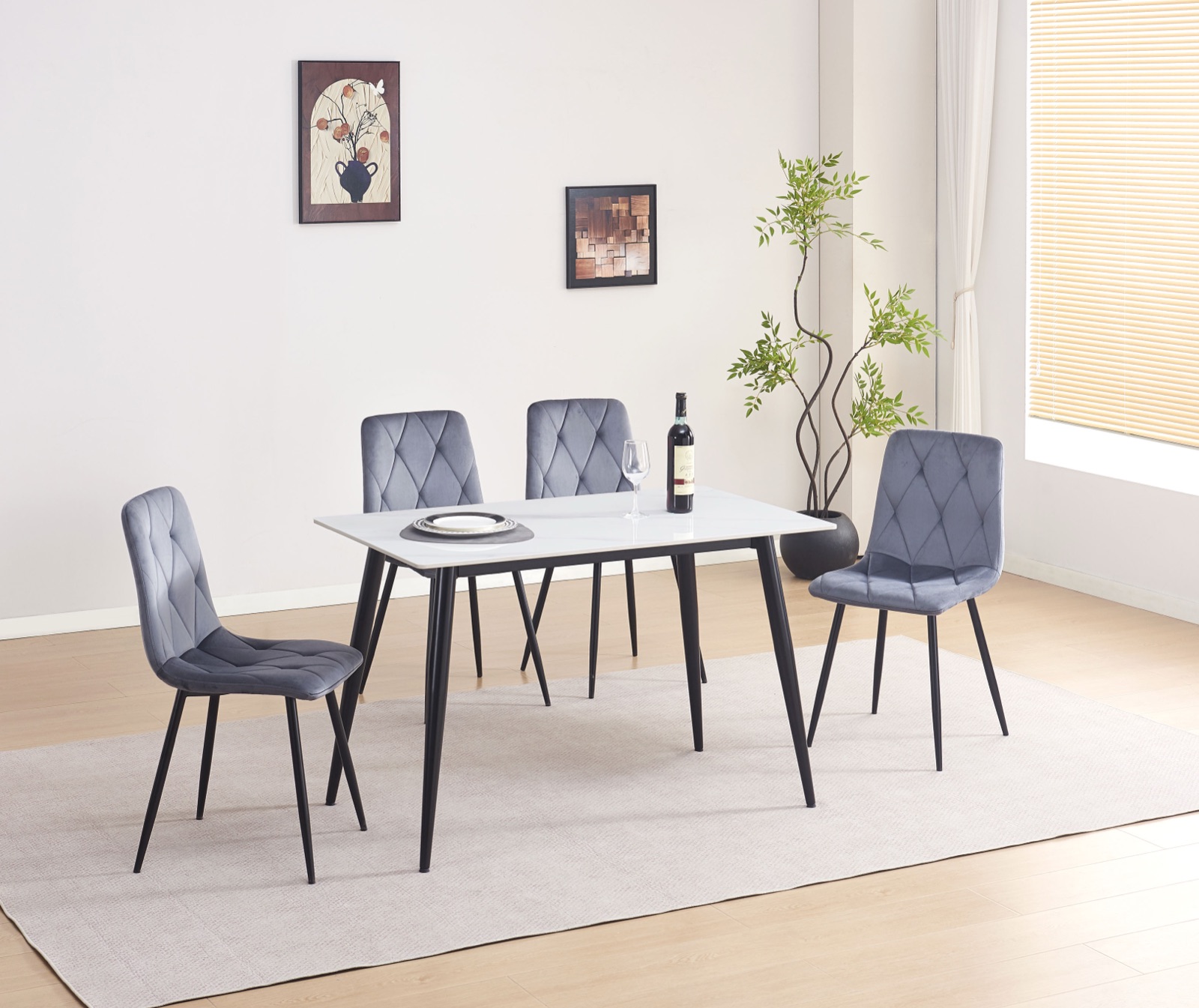 Nova Sintered Stone Dining Set